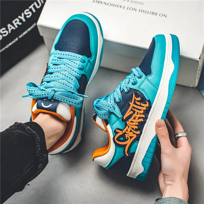 Men's Streetwear Hip Hop Style Sneakers – Trendy Urban Designer Shoes for Men