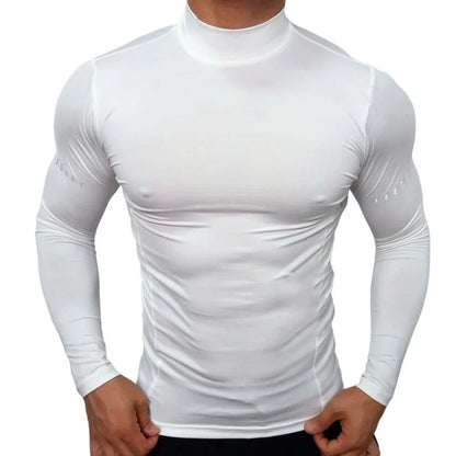 Men's Athletic Long Sleeve Compression Sweater