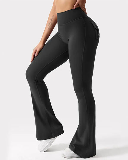 Women's High-Stretch Wide Leg Flares Pants - Various Colors