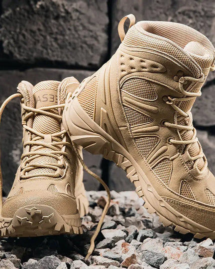Men's Military Tactical Safety Boots – Durable Combat and Work Boots