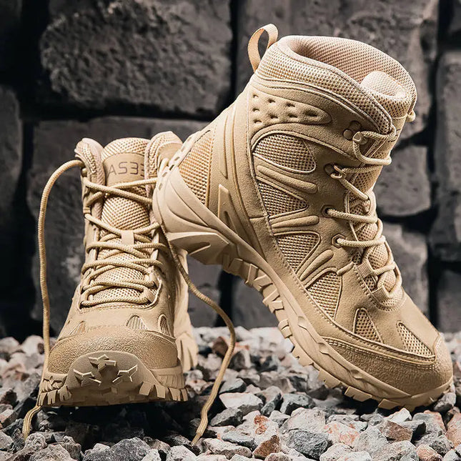 Men's Military Tactical Safety Boots – Durable Combat and Work Boots