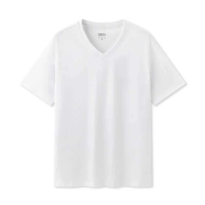 Semir Men's Slim-Fit V-Neck T-Shirt - Comfortable and Stylish Casual Wear