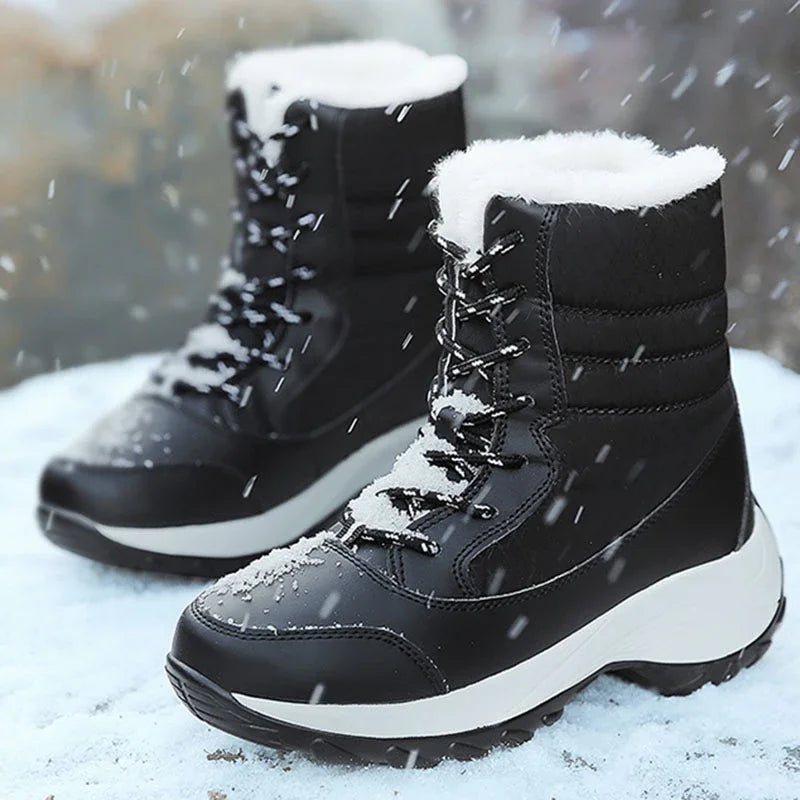 Women's Chunky Platform Ankle Boots – Non-Slip, Stylish