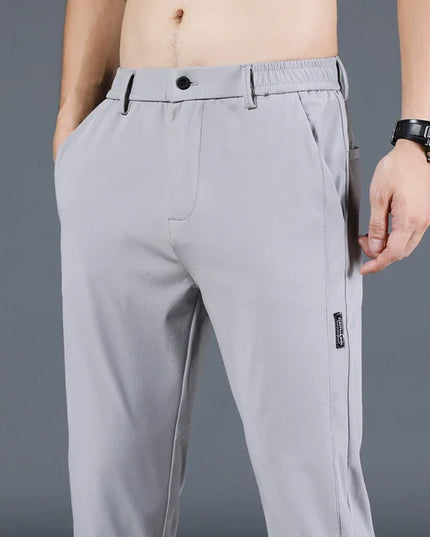Men's Slim Fit Straight Leg Trousers
