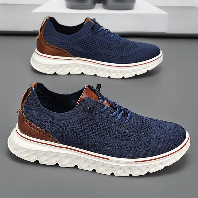 Men's Breathable Mesh Casual Sneakers - Comfortable & Stylish Athletic Shoes for Men