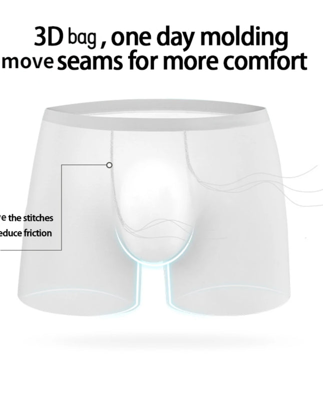 1 Piece Men's Ice Silk Ultra-Thin Breathable Briefs