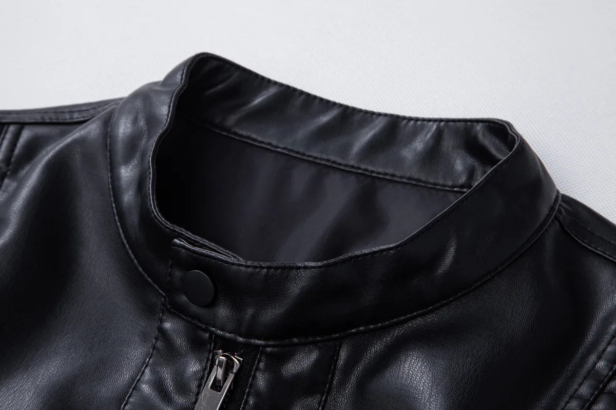 Leather Clothing New Men's Motorcycle Leather Jacket Slim Cool Handsome Men Jacket New Male Vintage Leather Jackets