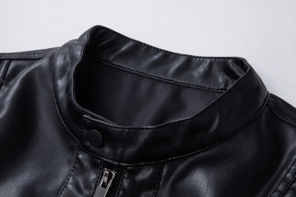Leather Clothing New Men's Motorcycle Leather Jacket Slim Cool Handsome Men Jacket New Male Vintage Leather Jackets