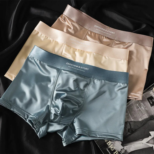 Men's Bright Soft Boxer Underwear - 1pc & 3pc Pack Options