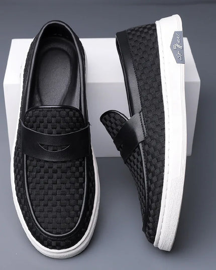 Men's Slip-On Loafers with Soft Sole and Anti-Slip Design