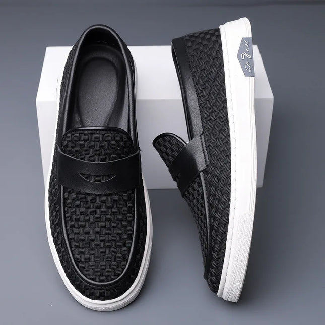 Men's Slip-On Loafers with Soft Sole and Anti-Slip Design