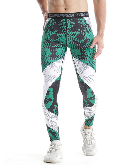 Men's Athletic Compression Pants for Sports and Training