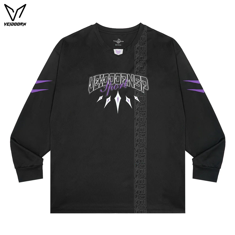 Veidoorn Men's Long Sleeve Breathable Lightweight Sweater