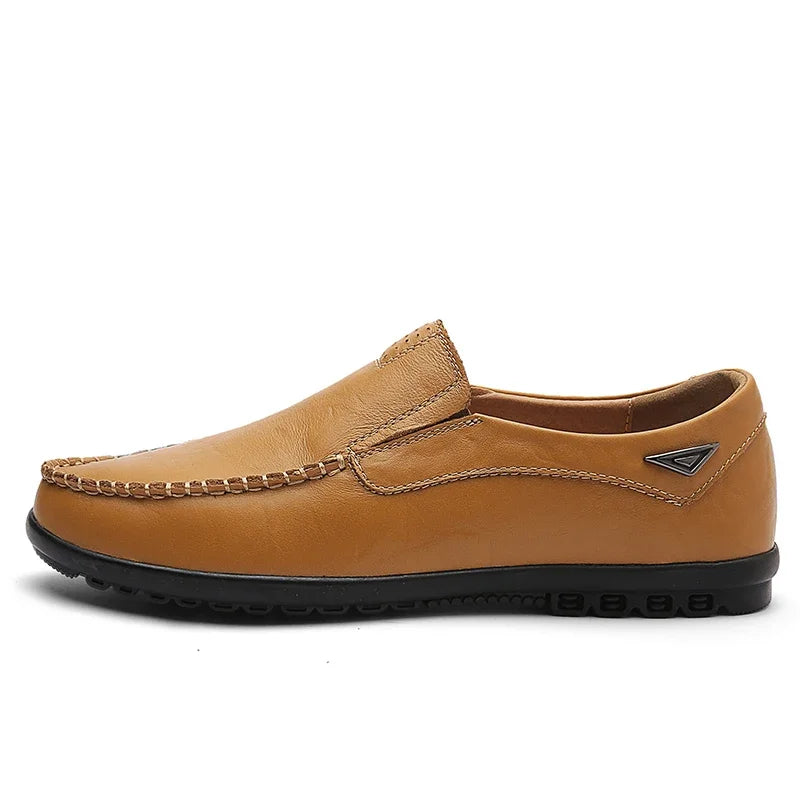 Premium Men's Leather Slip-On Shoes – Stylish & Comfortable Loafers for Men