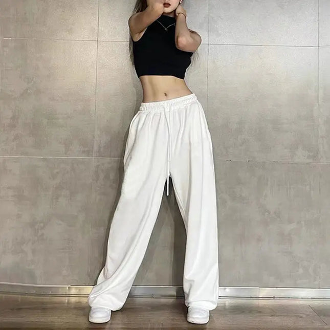 Women's Loose Fit Sweatpants with Drawstring & Elastic Waist