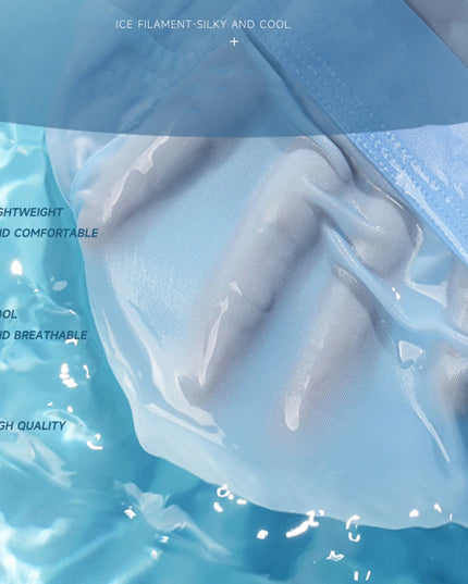 3-pack Men's Ultra-Thin Breathable Seamless Ice Silk Hipster Boxers