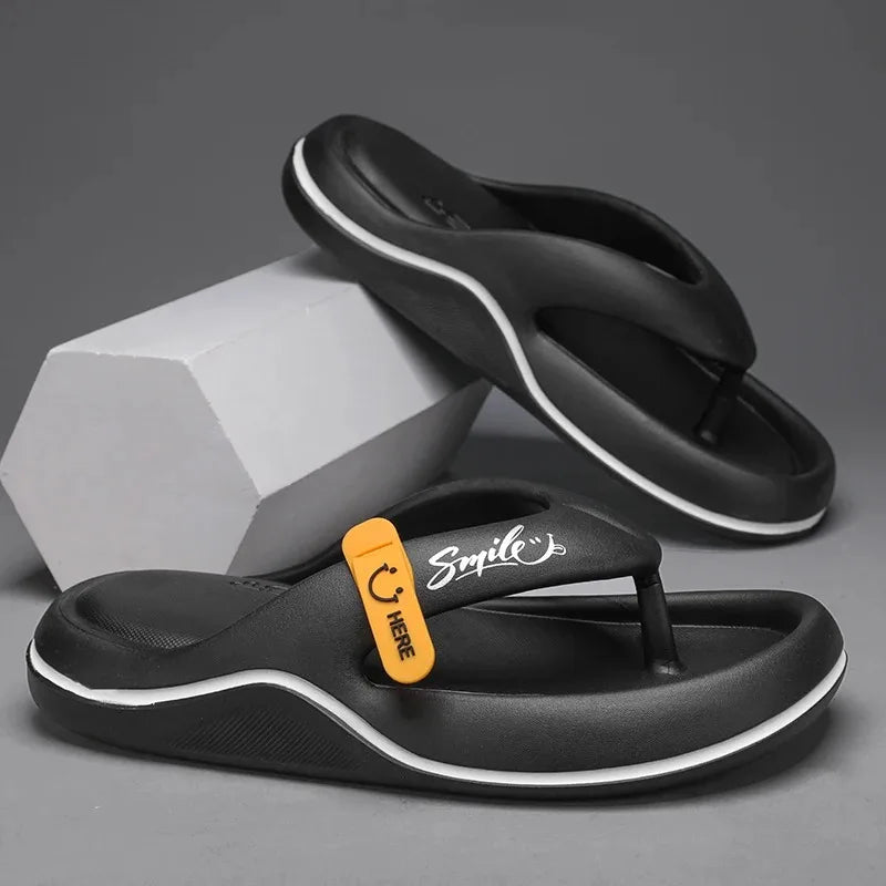 Ultra-Comfortable Non-Slip Flip Flop Slippers for Men and Women with Thick Soft Sole