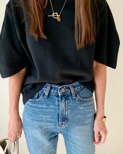 Women's Oversize T-Shirt - Breathable, Comfy Casual Wear
