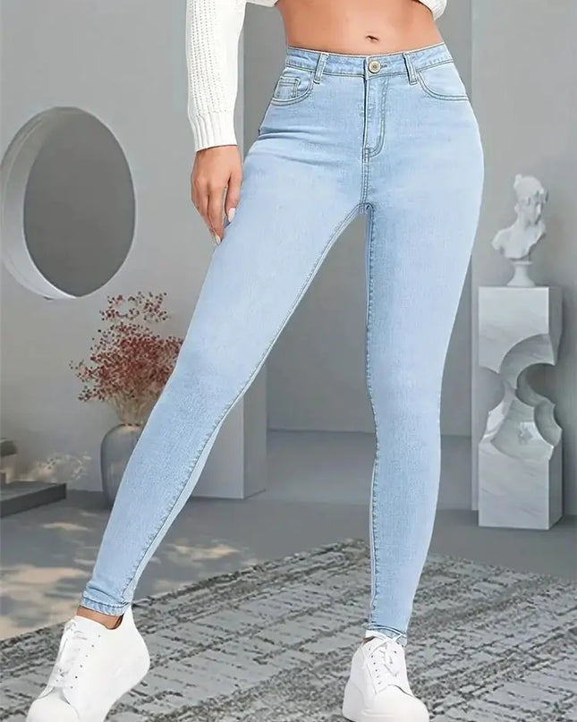 Women’s Stretch Skinny Jeans - Slim Fit Pencil & Straight Leg