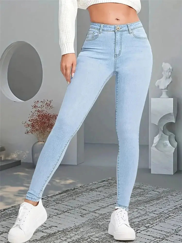 Women’s Stretch Skinny Jeans - Slim Fit Pencil & Straight Leg