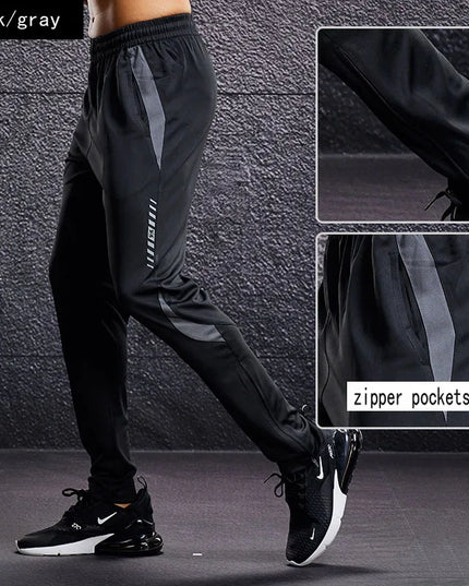 Men's Athletic Sweat Pants with Zipper Pockets