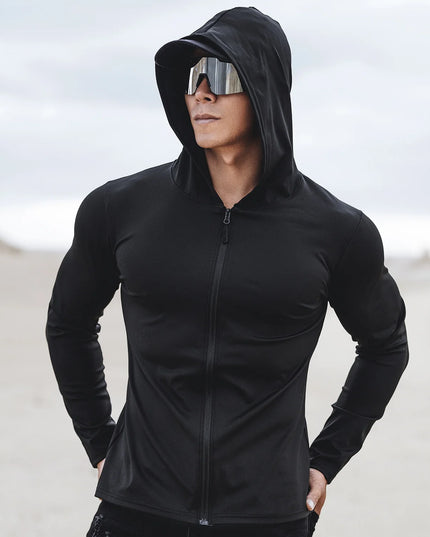 Men's Fitness Sports Jacket with Zipper