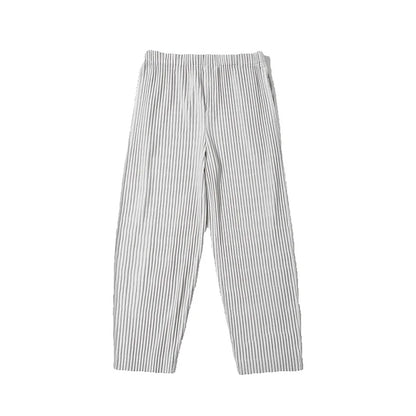 Men's Casual Straight Fit Pleated Pants
