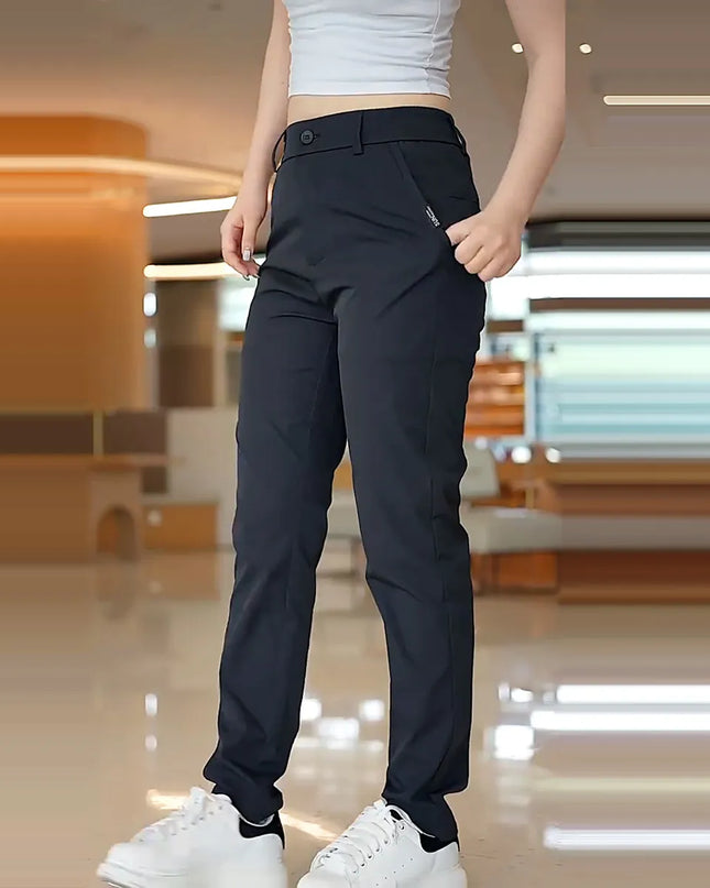 Men's Straight-Leg Slim Fit Breathable Casual Pants