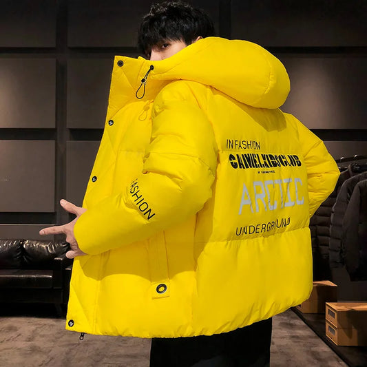 Men's Harajuku Hooded Parka Jacket - Various Colors