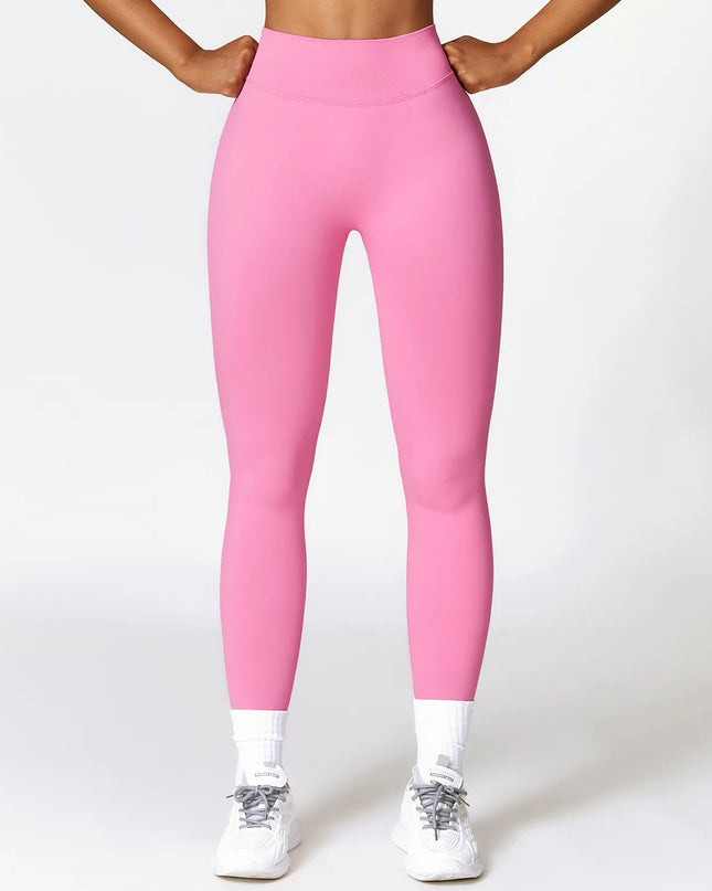 High-Waist Seamless Leggings for Women with Hip-Lifting Design
