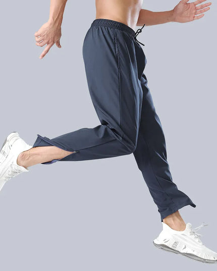 Men's Quick-Dry Sweatpants with Zipper Pockets