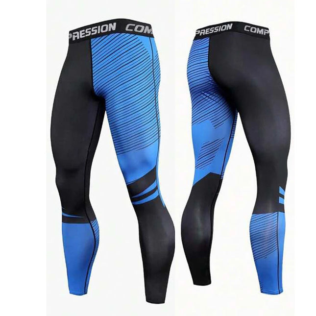 Men's Athletic Compression Pants for Sports and Training