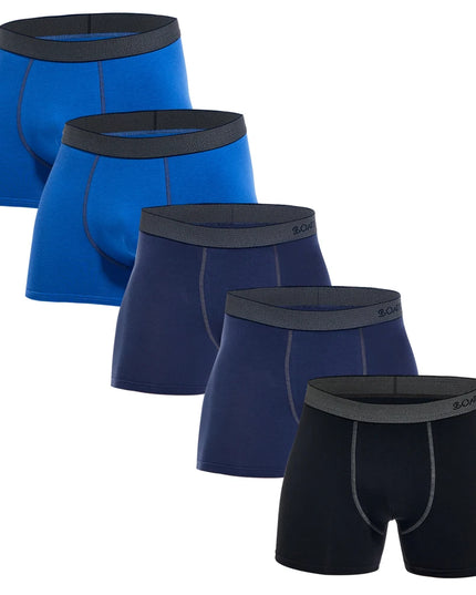 5-Pack Men's Cotton Boxer Briefs