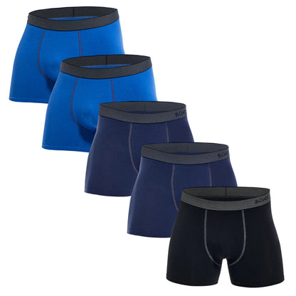 5-Pack Men's Cotton Boxer Briefs