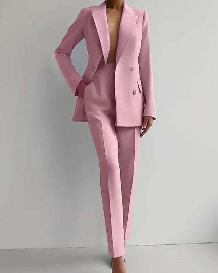 Women's Two-Piece Blazer and Pants Set