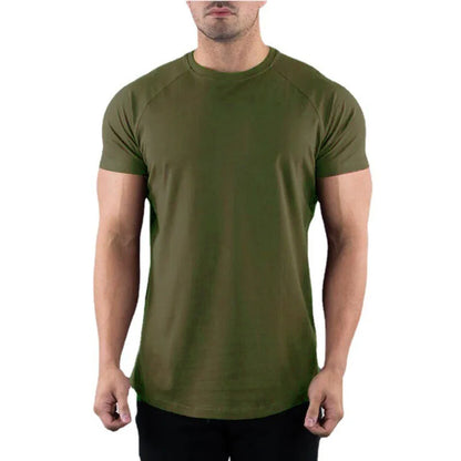 Men's Short Sleeve Fitness Compression T-Shirt - Various Colors