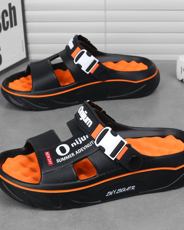 Men's Massage Slippers - Comfortable Soft Sandal Slides