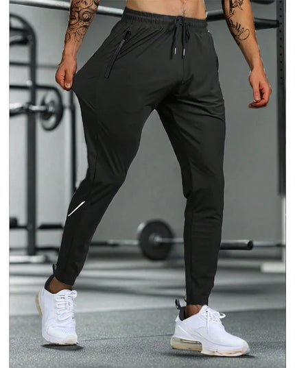 Men’s Elastic Running Joggers – Athletic Sweatpants for Sports and Exercise