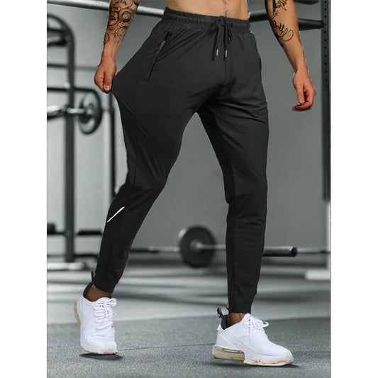 Men’s Elastic Running Joggers – Athletic Sweatpants for Sports and Exercise