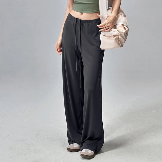 Women's Low Waist Wide-Leg Lightweight Loose Sweatpants