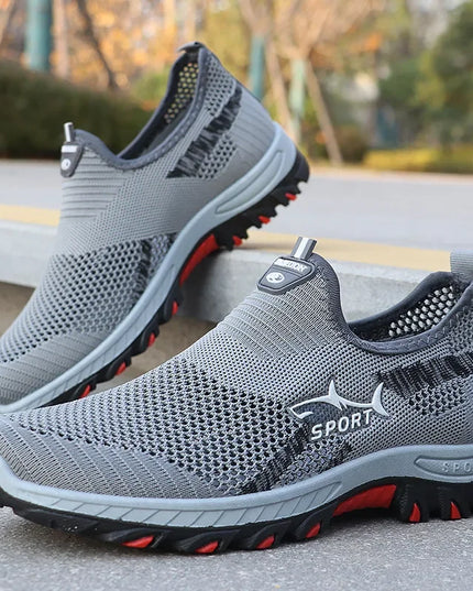 Men's Mesh Breathable Slip-On Sneakers