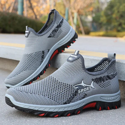 Men's Mesh Breathable Slip-On Sneakers