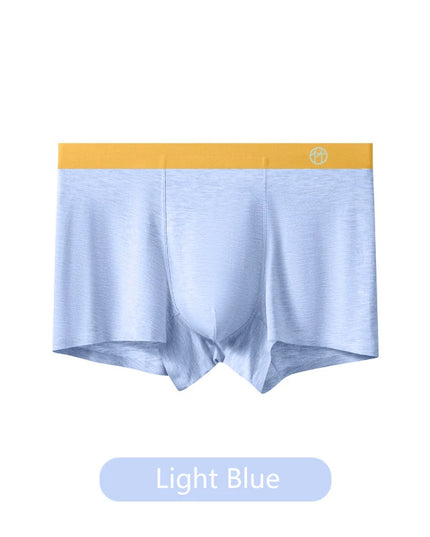 3-Pack Bamboo Fiber Men's Breathable Boxer Briefs – Comfortable, Eco-Friendly Men’s Underwear Set