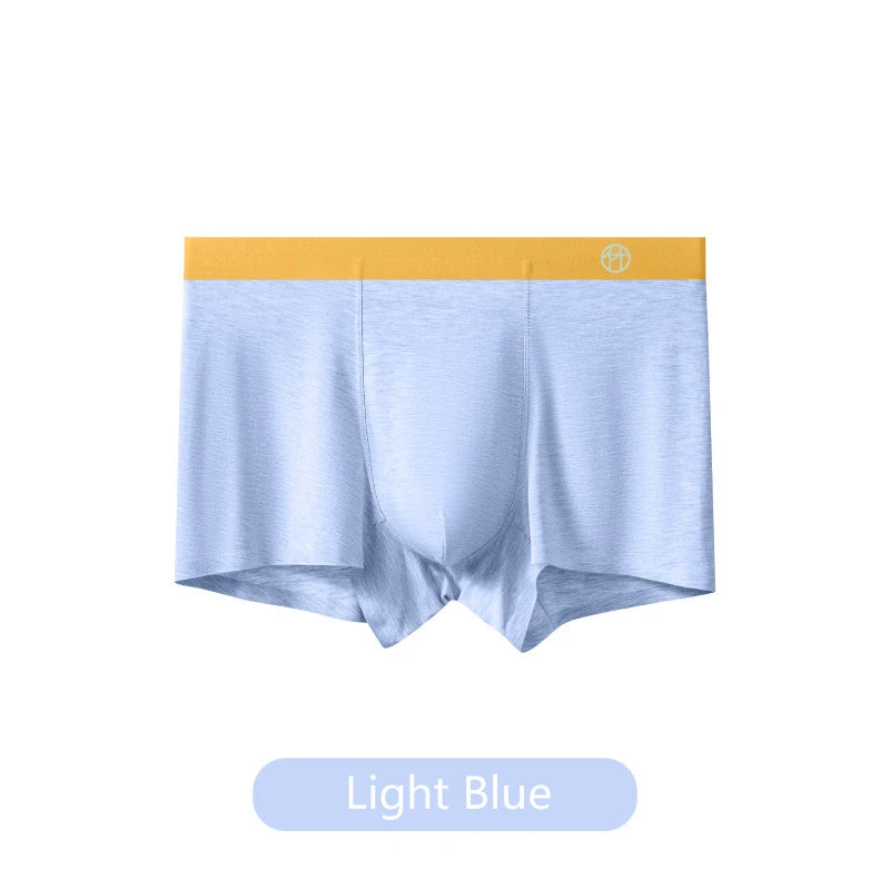 3-Pack Bamboo Fiber Men's Breathable Boxer Briefs – Comfortable, Eco-Friendly Men’s Underwear Set