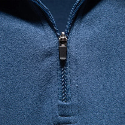 Men's Zipper Sweatshirt with Long Sleeves - Breathable Lightweight Jacket for Men