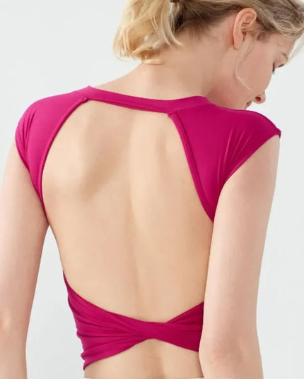 Women's Breathable Push-Up Sports Crop Top