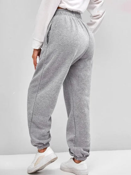 Women's Casual Wide Leg Joggers - Loose Fit