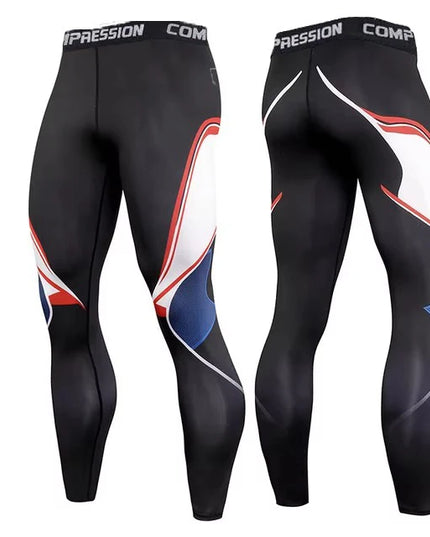 Men's Athletic Compression Pants for Sports and Training