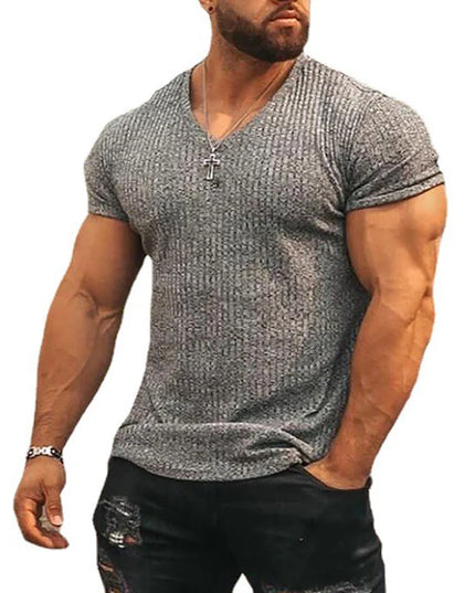 Men's Slim Fit V-Neck T-Shirt