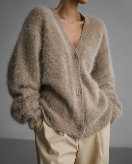 Women's Long Sleeve Soft Knitted Cardigan - Various Colors